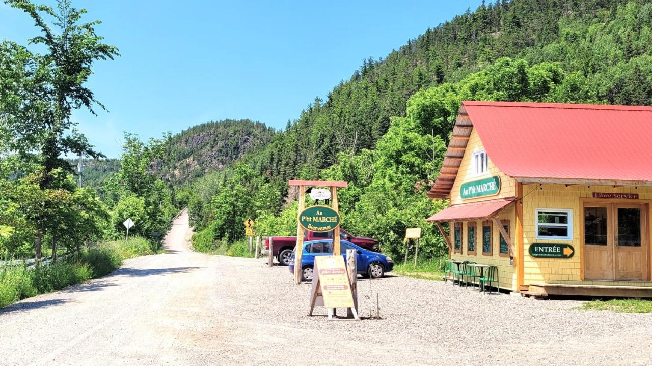 La Vieille Ferme ; l'Écogîte un loft campagnard Saint-Fulgence Extérieur photo