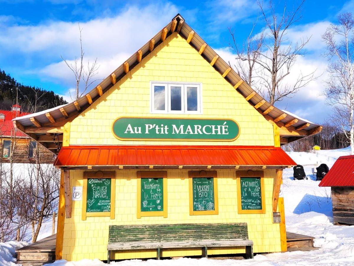 La Vieille Ferme ; l'Écogîte un loft campagnard Saint-Fulgence Extérieur photo