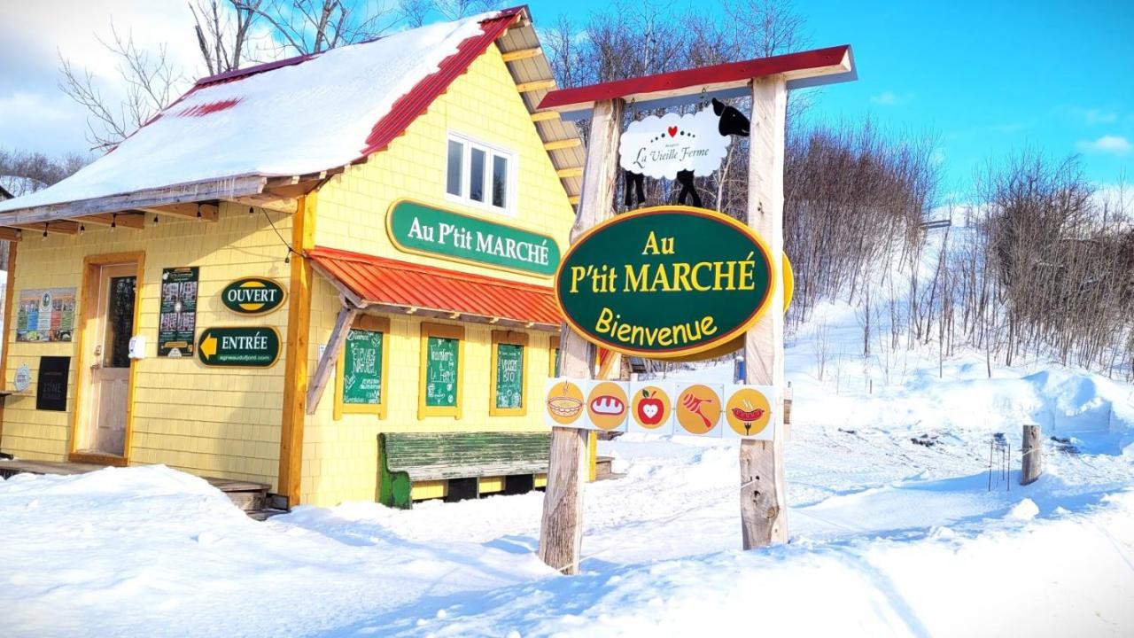 La Vieille Ferme ; l'Écogîte un loft campagnard Saint-Fulgence Extérieur photo