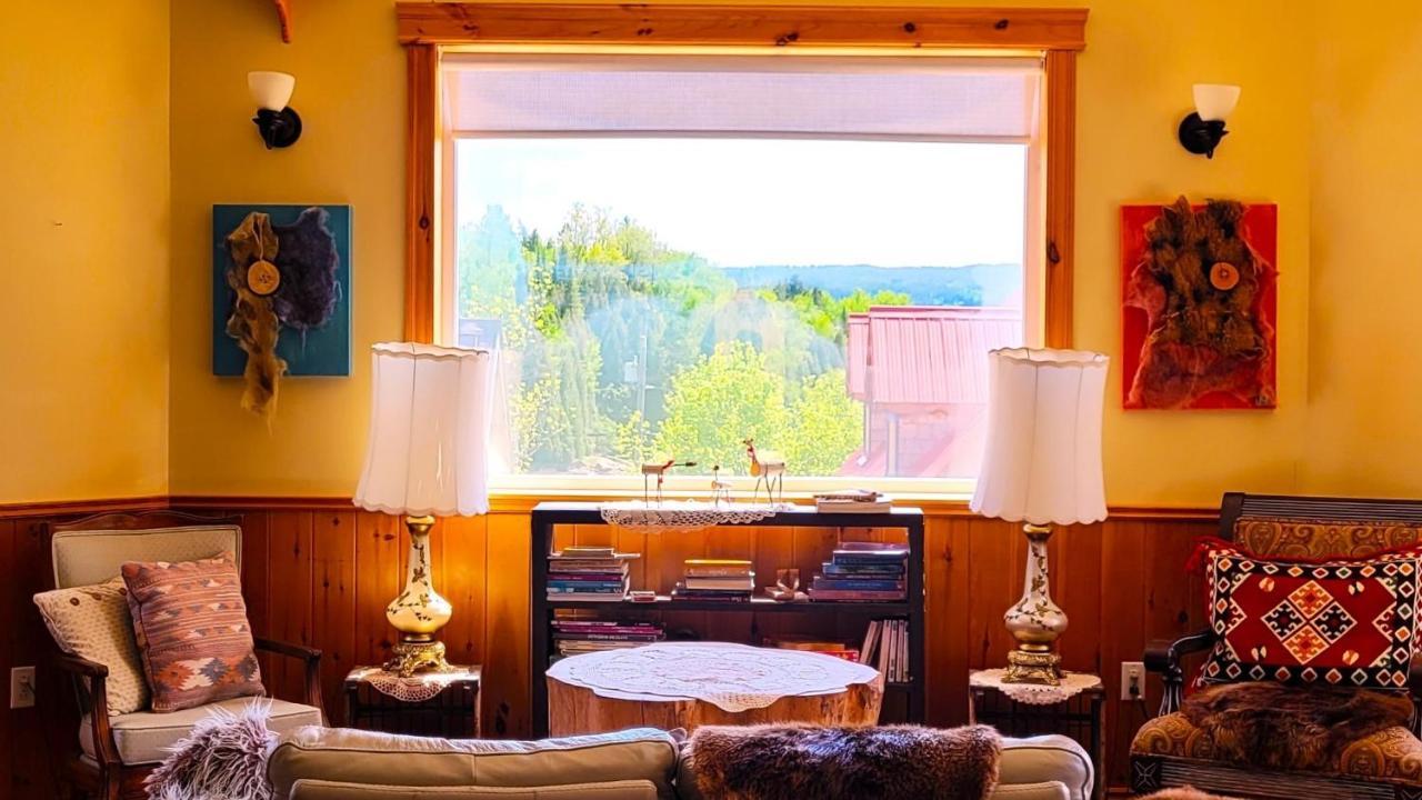 La Vieille Ferme ; l'Écogîte un loft campagnard Saint-Fulgence Extérieur photo